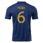 Paul Pogba #6 France Home Jersey World Cup 2022 Paul Pogba #6 France Home Jersey World Cup 2022