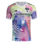 Men's FC Dallas 2025 Third Pre Match Shirt - White Men's FC Dallas 2025 Third Pre Match Shirt - White