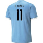 Darwin Nunez #11 Uruguay Home Jersey World Cup 2022 Darwin Nunez #11 Uruguay Home Jersey World Cup 2022