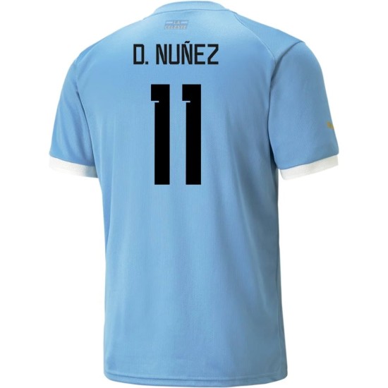 Darwin Nunez #11 Uruguay Home Jersey World Cup 2022 Darwin Nunez #11 Uruguay Home Jersey World Cup 2022