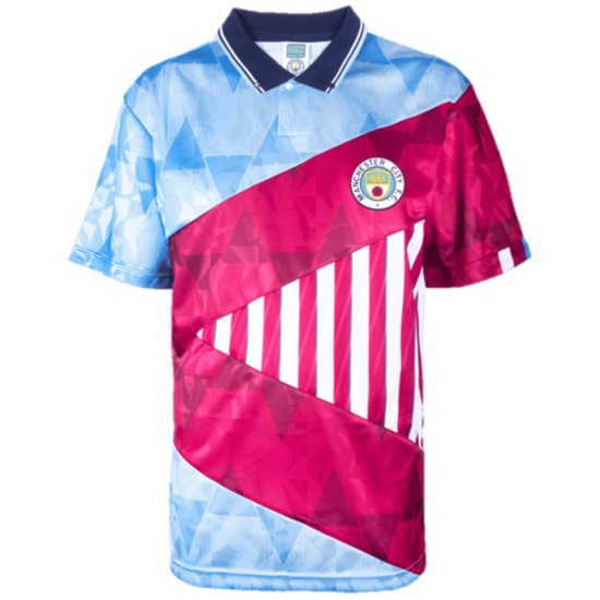 Women's Manchester City 1990 Retro Mash-Up Shirt Women's Manchester City 1990 Retro Mash-Up Shirt