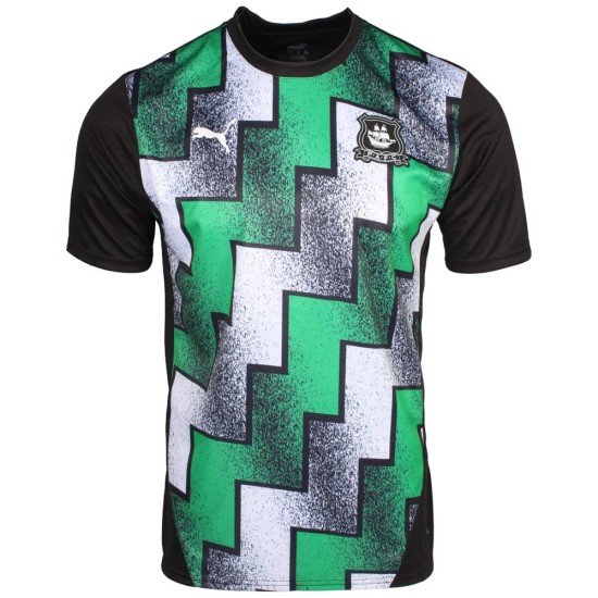 Men's Plymouth Argyle 2024/25 Third Pre Match Shirt - Green Men's Plymouth Argyle 2024/25 Third Pre Match Shirt - Green