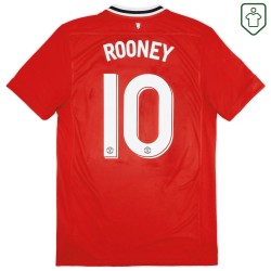 Men's Manchester United 2011/12 Home Retro Shirt Rooney #10