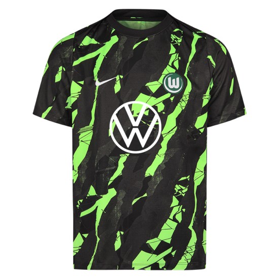Men's VfL Wolfsburg 2025/26 Third Warm Up VW Shirt Men's VfL Wolfsburg 2025/26 Third Warm Up VW Shirt