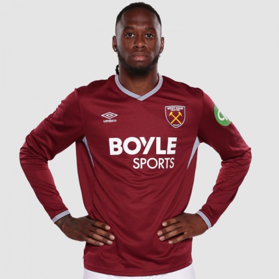 Women's West Ham United 2025/26 Home Long Sleeve Shirt