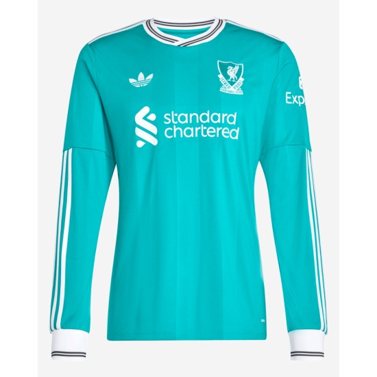 Men's Liverpool 2025/26 Third Long Sleeve Shirt Men's Liverpool 2025/26 Third Long Sleeve Shirt