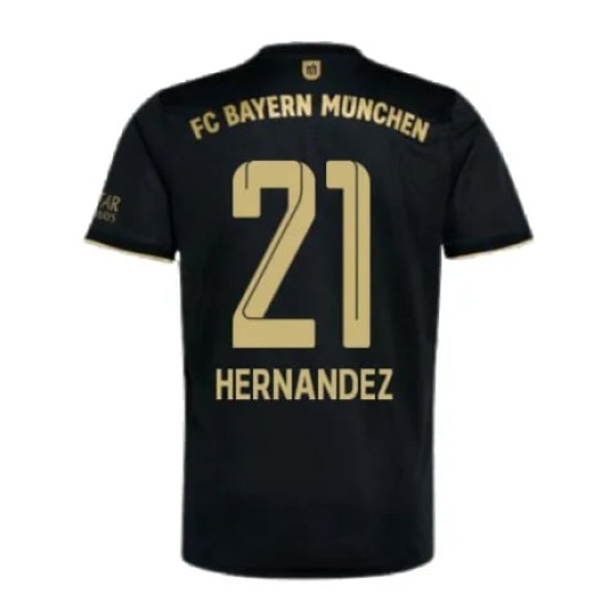 Men's L.HERNANDEZ Bayern Munich 2021/22 Away Shirt