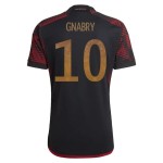 Serge Gnabry #10 Germany Away Jersey World Cup 2022