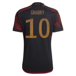Serge Gnabry #10 Germany Away Jersey World Cup 2022