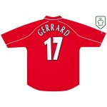 Men's Liverpool 2000/03 Home Retro Shirt Gerrard #17