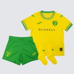 Kid's Norwich City 2025/26 Home Kit