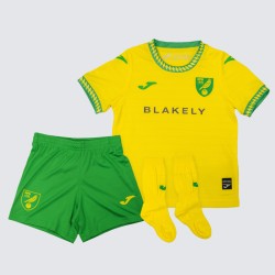 Kid's Norwich City 2025/26 Home Kit