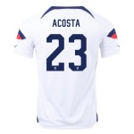 Kellyn Acosta #23 USMNT Home Jersey World Cup 2022