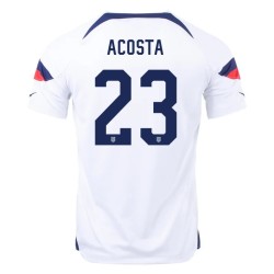 Kellyn Acosta #23 USMNT Home Jersey World Cup 2022