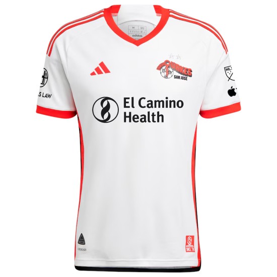Kid's San Jose Earthquakes 2025 Third White Shirt