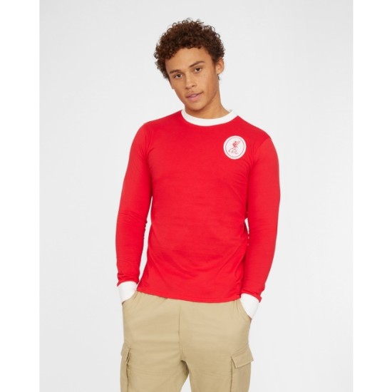 Kid's Liverpool 1963/68 Home Retro Long Sleeve Shirt