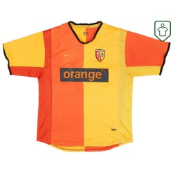 Men's RC Lens 2001/02 Home Retro Shirt