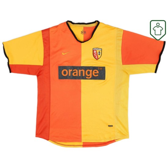 Men's RC Lens 2001/02 Home Retro Shirt Men's RC Lens 2001/02 Home Retro Shirt