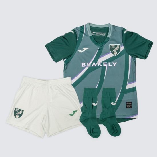 Kid's Norwich City 2025/26 Away Kit Kid's Norwich City 2025/26 Away Kit
