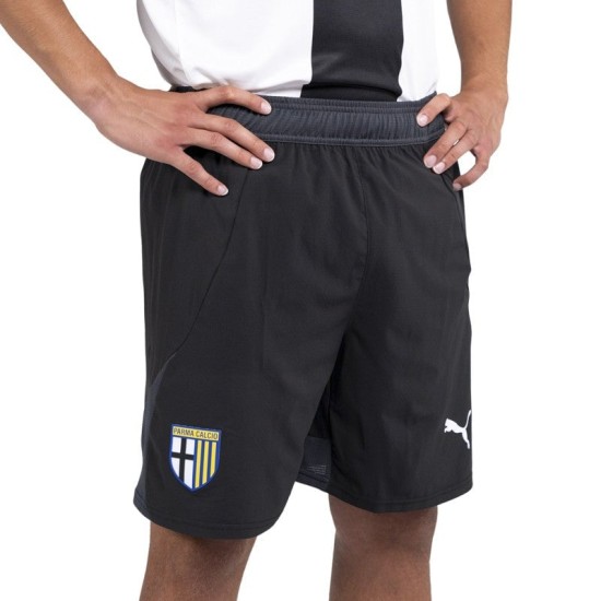 Men's Parma 2024/25 Home Shorts - Black Men's Parma 2024/25 Home Shorts - Black