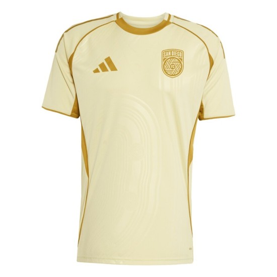 Men's San Diego FC 2025 Third Pre Match Shirt - Yellow Men's San Diego FC 2025 Third Pre Match Shirt - Yellow