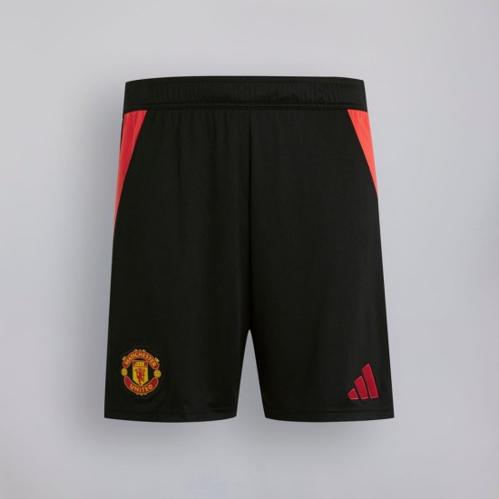 Men's Manchester United 2024/25 Home Shorts - Black Men's Manchester United 2024/25 Home Shorts - Black