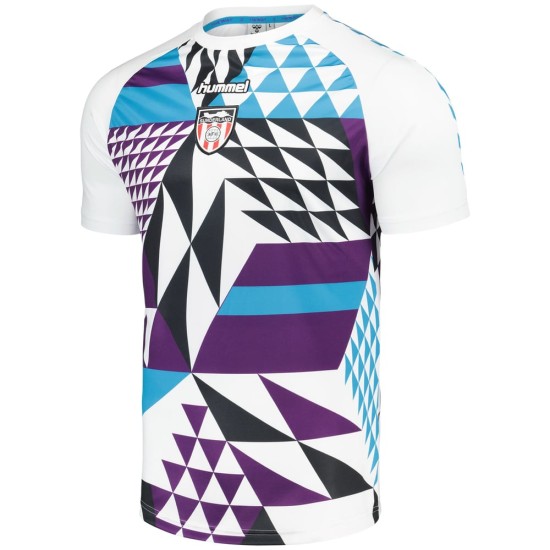 Men's Sunderland Retro Remix Matchday Shirt - White Men's Sunderland Retro Remix Matchday Shirt - White
