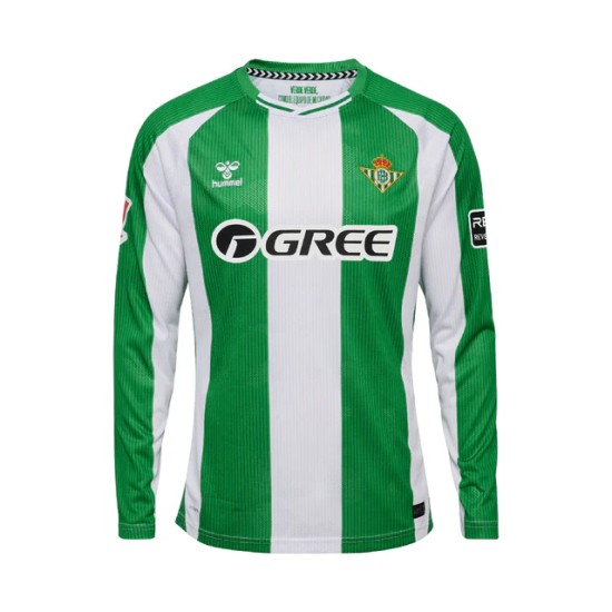 Women's Real Betis 2025/26 Home Long Sleeve Shirt Women's Real Betis 2025/26 Home Long Sleeve Shirt