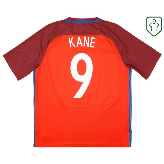 Men's England 2016/17 Away Retro Shirt Kane #9