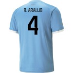 Ronald Araujo #4 Uruguay Home Jersey World Cup 2022