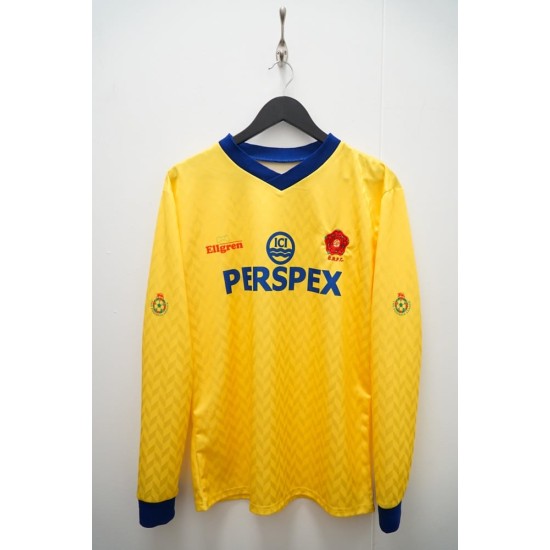 Men's Leeds United 1988/89 Away Retro Long Sleeve Shirt