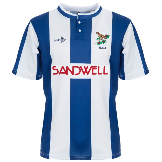 Women's West Bromwich Albion 1990/91 Home Retro Shirt Women's West Bromwich Albion 1990/91 Home Retro Shirt