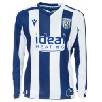 Kid's West Bromwich Albion 2025/26 Home Long Sleeve Shirt
