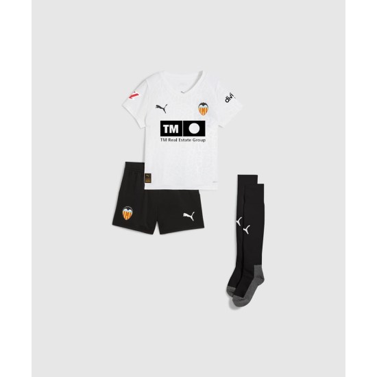 Kid's Valencia CF 2025/26 Home Kit Kid's Valencia CF 2025/26 Home Kit