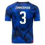 Walker Zimmerman #3 USMNT Away Jersey World Cup 2022 Walker Zimmerman #3 USMNT Away Jersey World Cup 2022