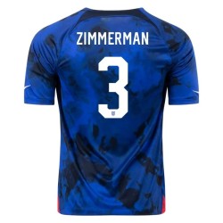 Walker Zimmerman #3 USMNT Away Jersey World Cup 2022