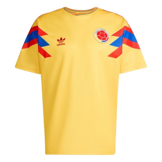 Kid's Colombia 1990 Away Retro Shirt #10
