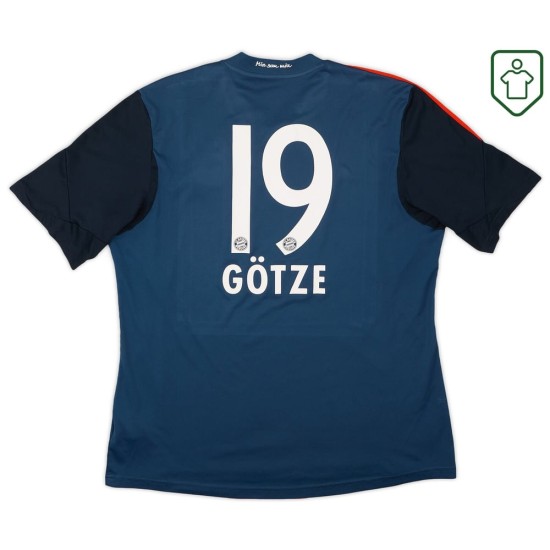 Men's Bayern Munich 2013/14 Retro Shirt Götze #19 Men's Bayern Munich 2013/14 Retro Shirt Götze #19