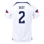 Sergino Dest #2 USMNT Home Jersey World Cup 2022 Sergino Dest #2 USMNT Home Jersey World Cup 2022