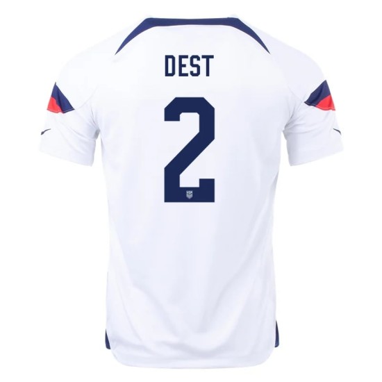 Sergino Dest #2 USMNT Home Jersey World Cup 2022 Sergino Dest #2 USMNT Home Jersey World Cup 2022