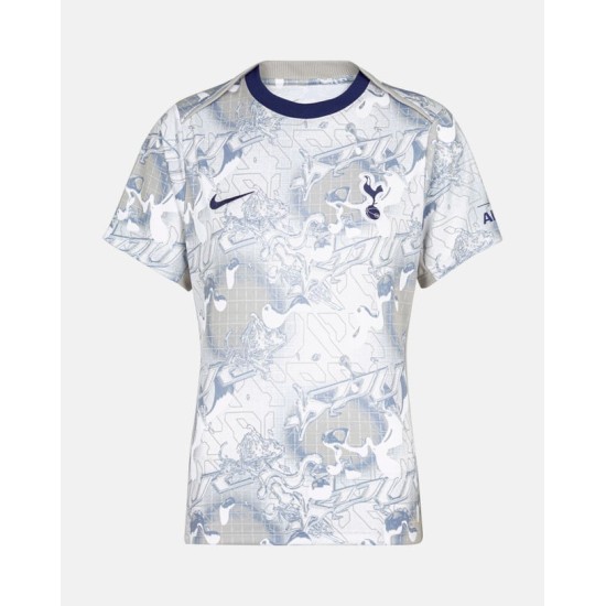 Women's Tottenham Hotspur 2025/26 Home Warm Up Shirt