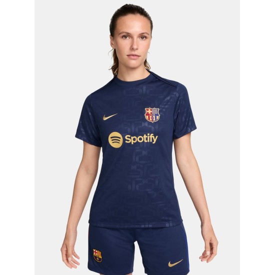 Women's FC Barcelona 2024/25 Home Prematch Shirt