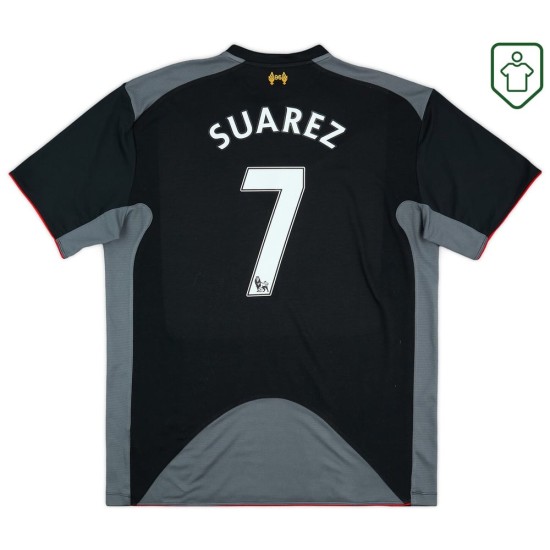 Men's Liverpool 2012/13 Away Retro Shirt Suarez #7 Men's Liverpool 2012/13 Away Retro Shirt Suarez #7