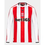 Men's Stoke City 2024/25 Home Long Sleeve Shirt Men's Stoke City 2024/25 Home Long Sleeve Shirt