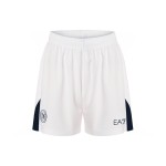 Men's Napoli 2024/25 Home Shorts - White/Navy Blue
