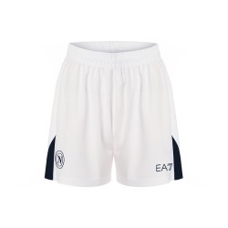 Men's Napoli 2024/25 Home Shorts - White/Navy Blue