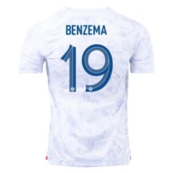 Karim Benzema #19 France Away Jersey World Cup 2022