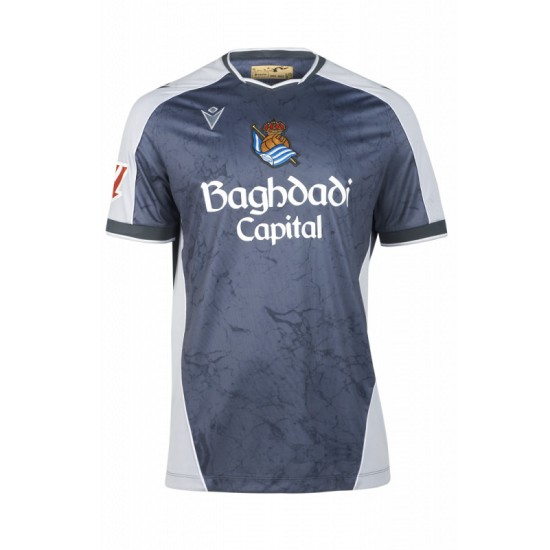 Men's Real Sociedad 2025/26 Away Sponsored Shirt Men's Real Sociedad 2025/26 Away Sponsored Shirt