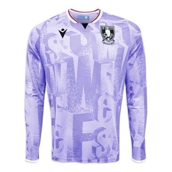 Women's Sheffield Wednesday 2025/26 Away Long Sleeve Shirt Women's Sheffield Wednesday 2025/26 Away Long Sleeve Shirt