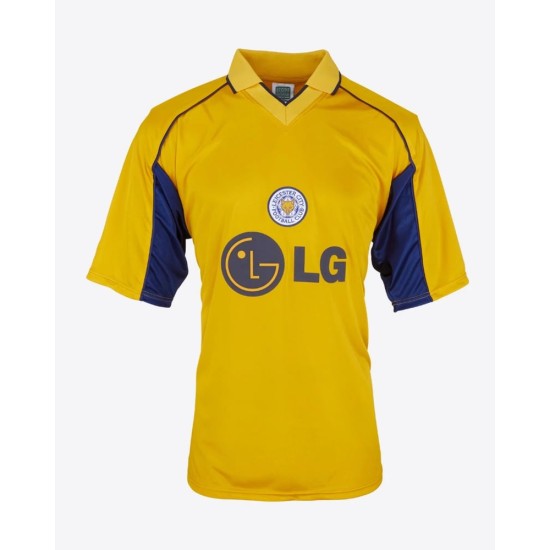 Men's Leicester City 2002 Away Retro Shirt Men's Leicester City 2002 Away Retro Shirt